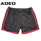 ADED Для мужчин впитывает пот и Штаны бодибилдинга тренажерного зала карман на молнии Sweatwear шорты Мужской тренировки сетки быстросохнущие спортивные короткие штаны Штаны