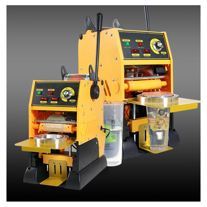 Коммерческая Бытовая полуавтоматическая машина для запечатывания пластиковых