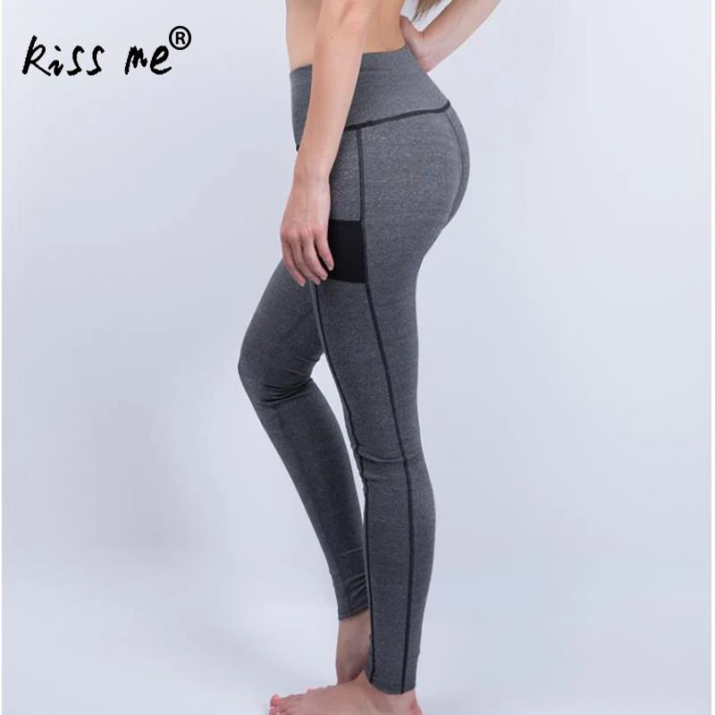 Женские леггинсы для бега йоги фитнеса с эластичной талией|Штаны йоги| |