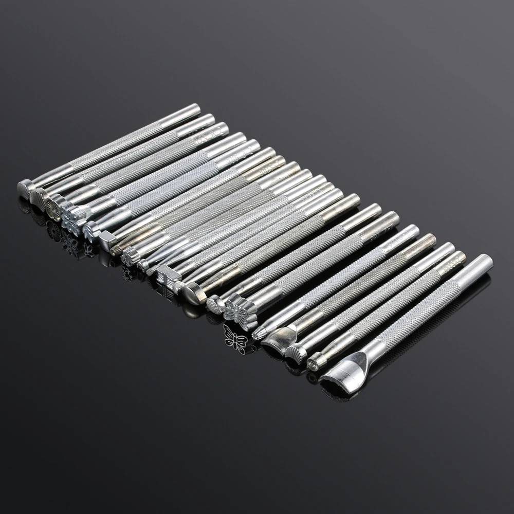 1 шт. инструменты для изготовления металлического кожаного седла штампы резьбы