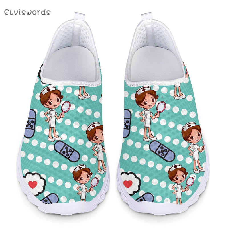 Женские кроссовки с принтом ELVISWORDS модный светильник на плоской подошве для