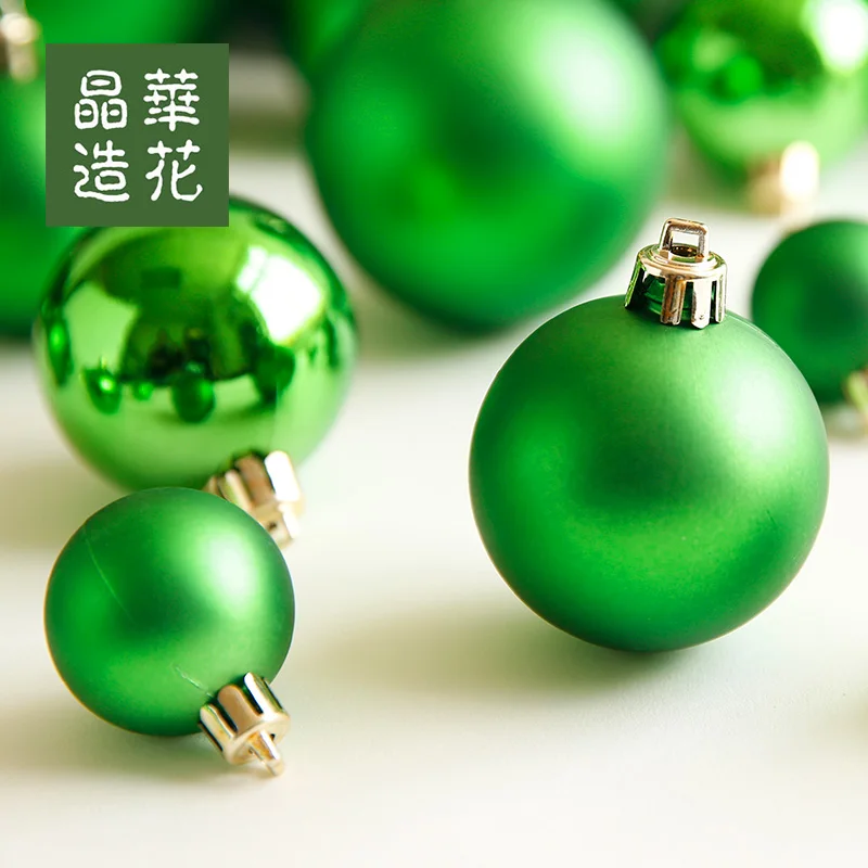 Новогоднее украшение подвесное для новогодней елки рождественские зеленые