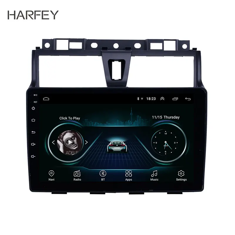 Автомобильный мультимедийный плеер Harfey радио GPS Android 8 1 аудио для 2014 2015 2016 Geely Emgrand