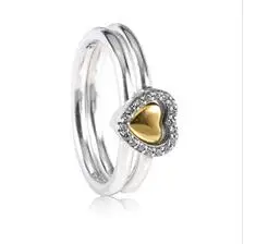 Hot Sale Real 925 Sterling Silver Lucky Finger Rings For Women Fashion Jewelry Gift Drop shipping - Цвет основного камня: 14
