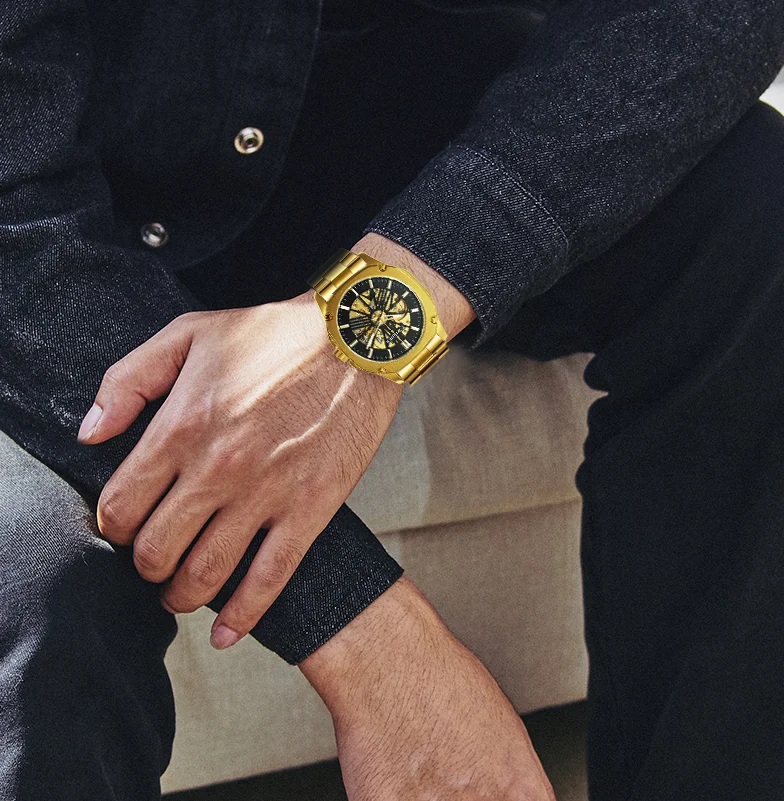 Часы наручные WINNER Мужские механические Автоматические брендовые Роскошные