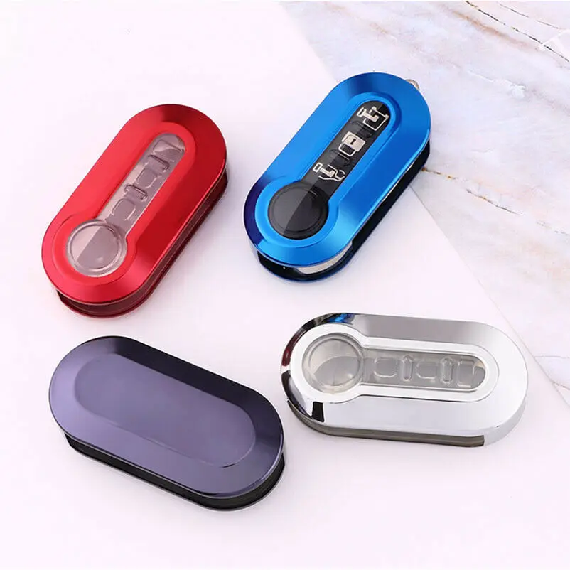 Чехол для автомобильного ключа из ТПУ с 3 кнопками 1 шт. чехол Fiat 500 Panda Punto Lancia Musa