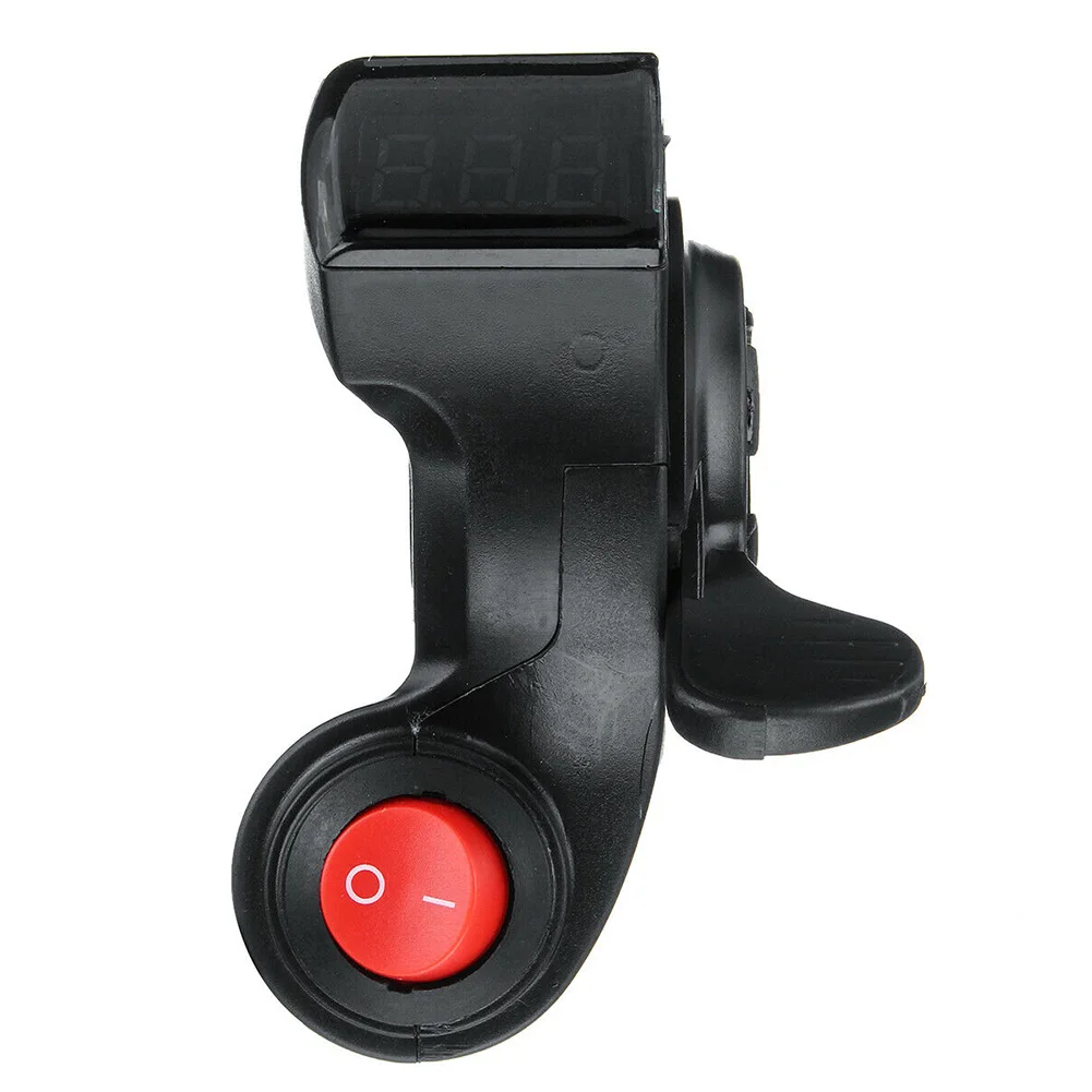 Портативный Ключ для скутера удар большой палец дроссельная заслонка черный