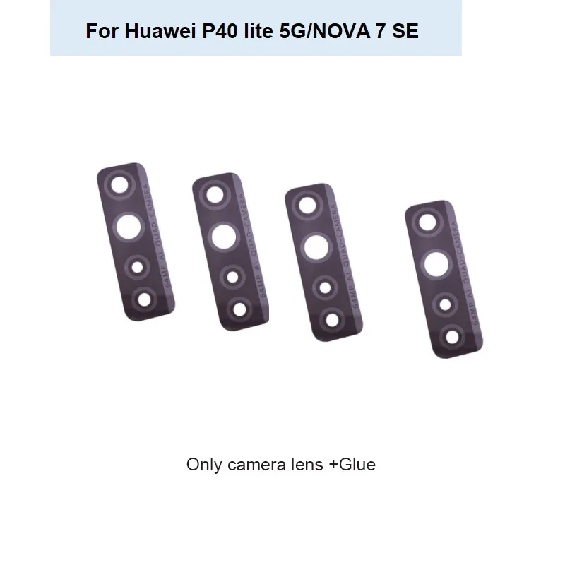 Новая задняя камера стекло для Huawei P40 Lite E/Y7P 2020 5G заднего объектива камеры корпуса