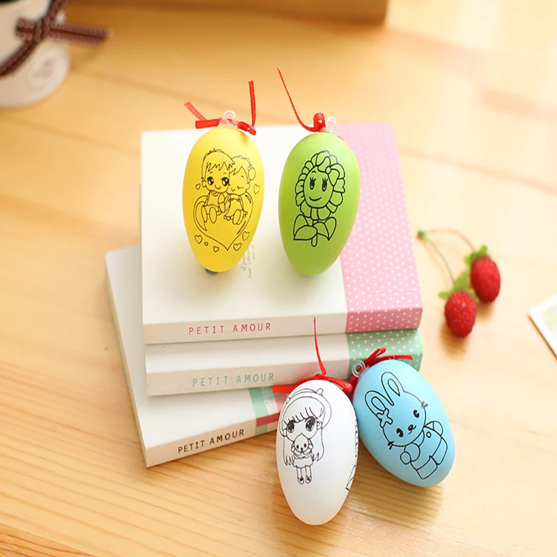 

Selling Children DIY color toys Egg watercolor pens Easter Christmas tree pendant Holiday gift Baby art training Handicrafts