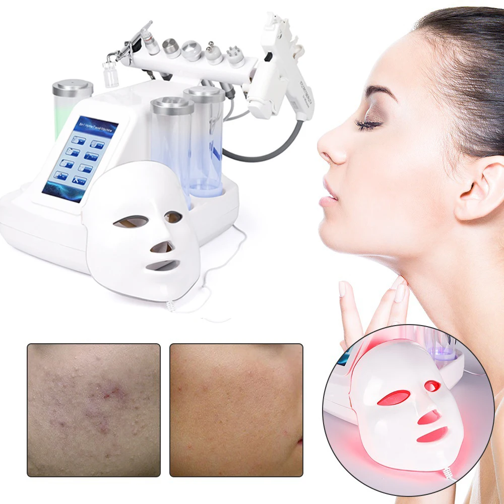 

8 In 1 Small Bubble Multifunctional Beauty Device Facial Moisturizing And Skin Rejuvenation Oxygen Injection Cleaning Instrument