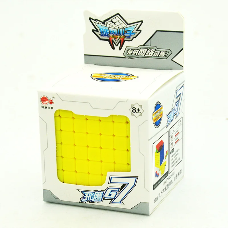 Новый CYCLONE BOYS Feiying 7x7x7 кубики без наклеек 7 слоев магические головоломка Magico Cubo