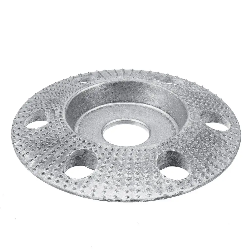 

DANIU 110mm Wood Shaping Disc Bevel Carving Disc with Hole 22mm Bore Sanding Grinder Wheel for 115 125 Angle Grinder