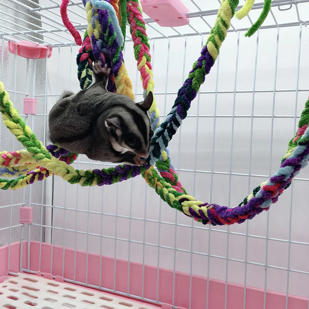 2 шт. птицы хомяк качели игрушки клетка висячая игрушка для птиц попугаи крыса