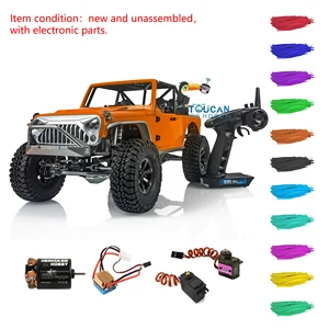 Instock JKMAX 1/8 Capo RC Racing Crawler KIT Remote Control Model Metal Chassis ESC Motor Car Painted Toys for Boys THZH0167-ST4