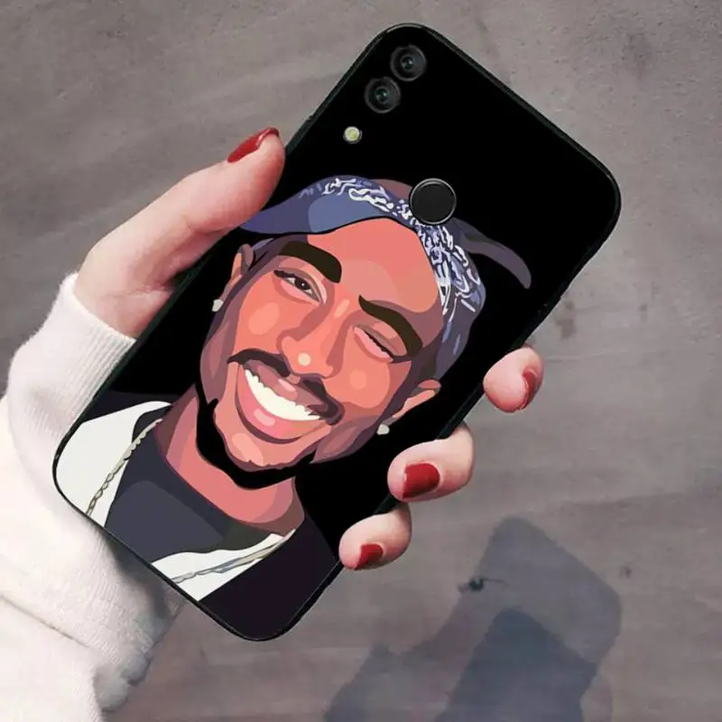 

Rapper 2pac Phone Case For Huawei Honor 7C 7A 8X 8A 9 10 10i Lite 20 NOVA 3i 3e