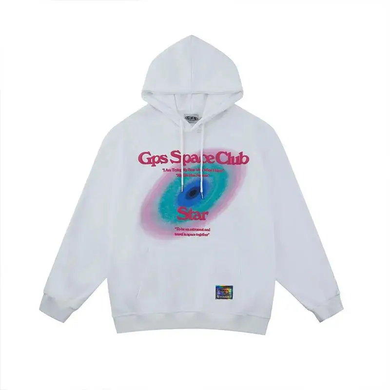 Creative Punk Style Hip Hop Hoodie Letter Printing Sweatshirt Women Streetwear Fashion Long Sleeve Tops Teens Clothes | Женская одежда