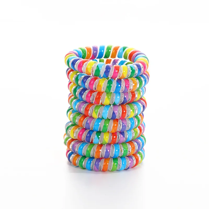 

5pcs girl rubber band headdress Headband anti-telephone line hair ring female Korean version hair band rope hair accessories