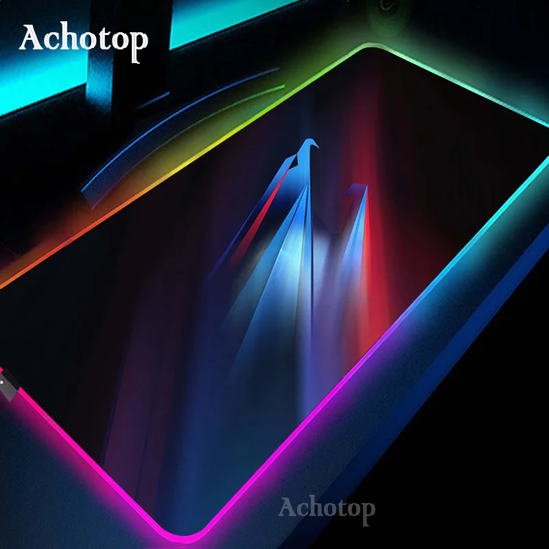 

Giga RGB Computer Luminous Gaming MousePad Aorus Colorful Big Glowing LED Extended Illuminated Keyboard PC Gamer Rubber Desk Mat