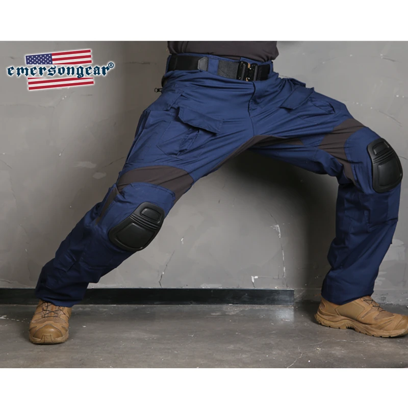 Emersongear Blue Label G3 боевые брюки военные тактические нейлоновые темно синие мужские