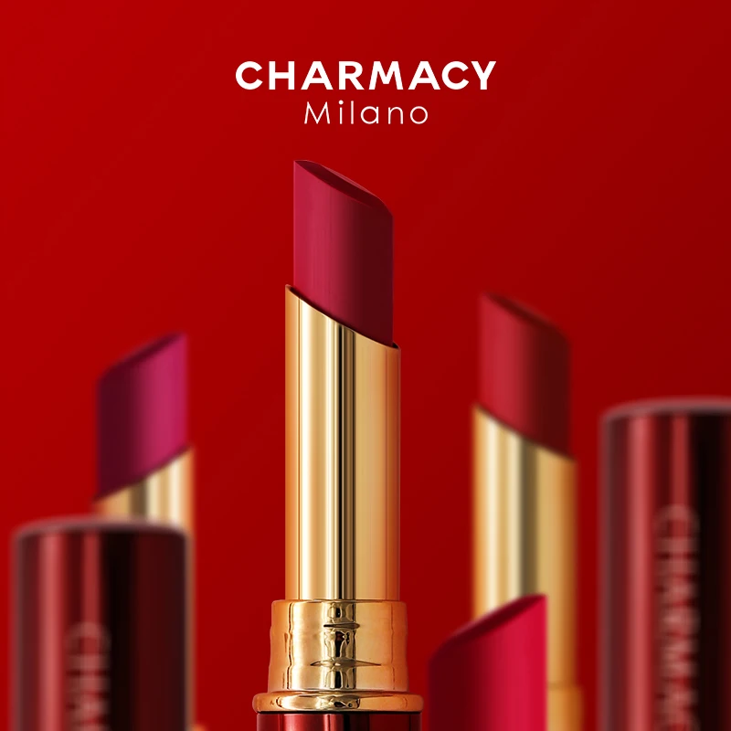 CHARMACY водостойкая матовая губная помада фиолетовая бархатная стойкая