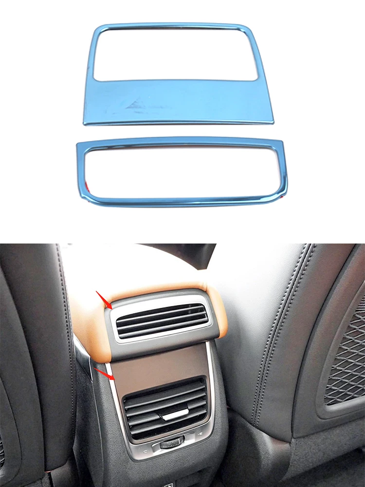 

For Geely Atlas Emgrand NL-3 Proton X70 2016 2017 2018 2019 2020 Car Armrest Rear Air Outlet Frame Trim Cover Inner Accessories
