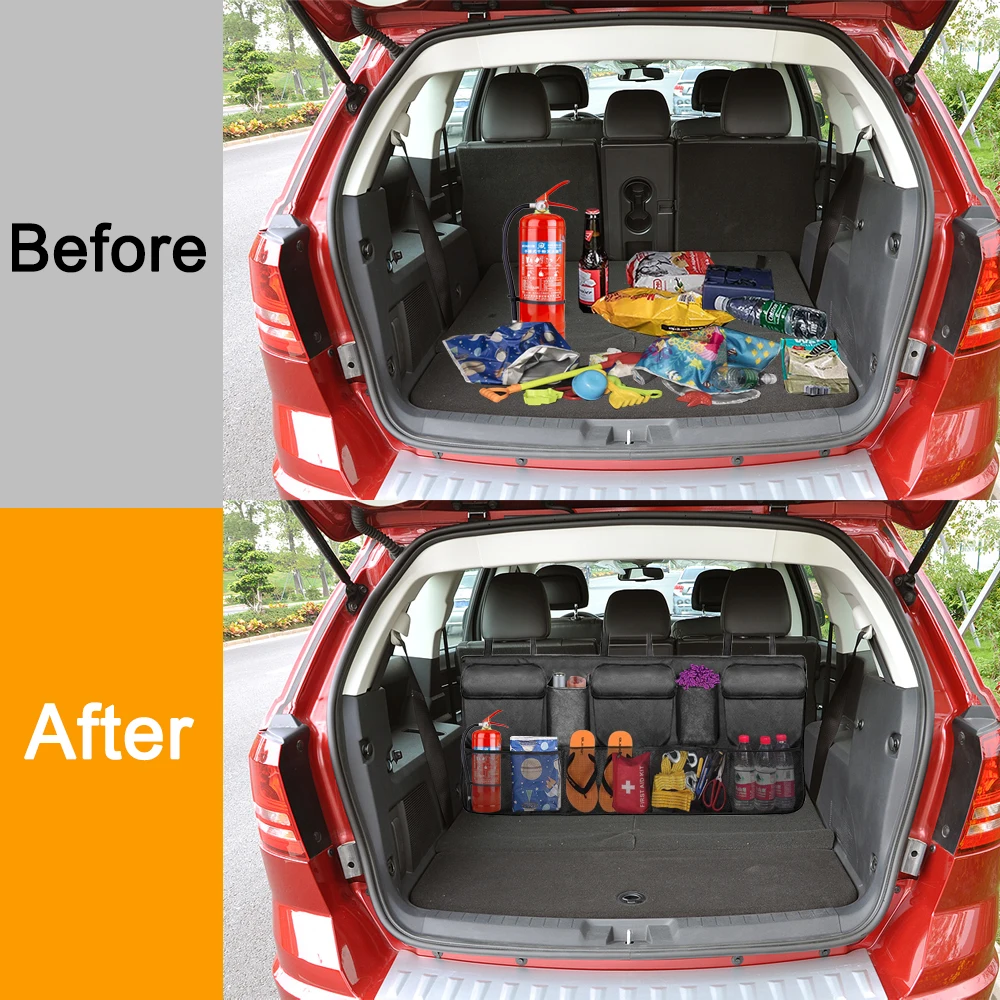 Органайзер для заднего сиденья автомобиля сетка багажника хранения груза