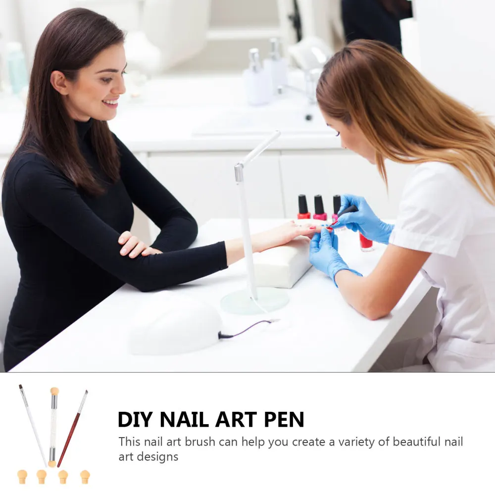 

3pcs Professional Nail Art Brush Nail Art Liner Brush Manicure DIY Tool