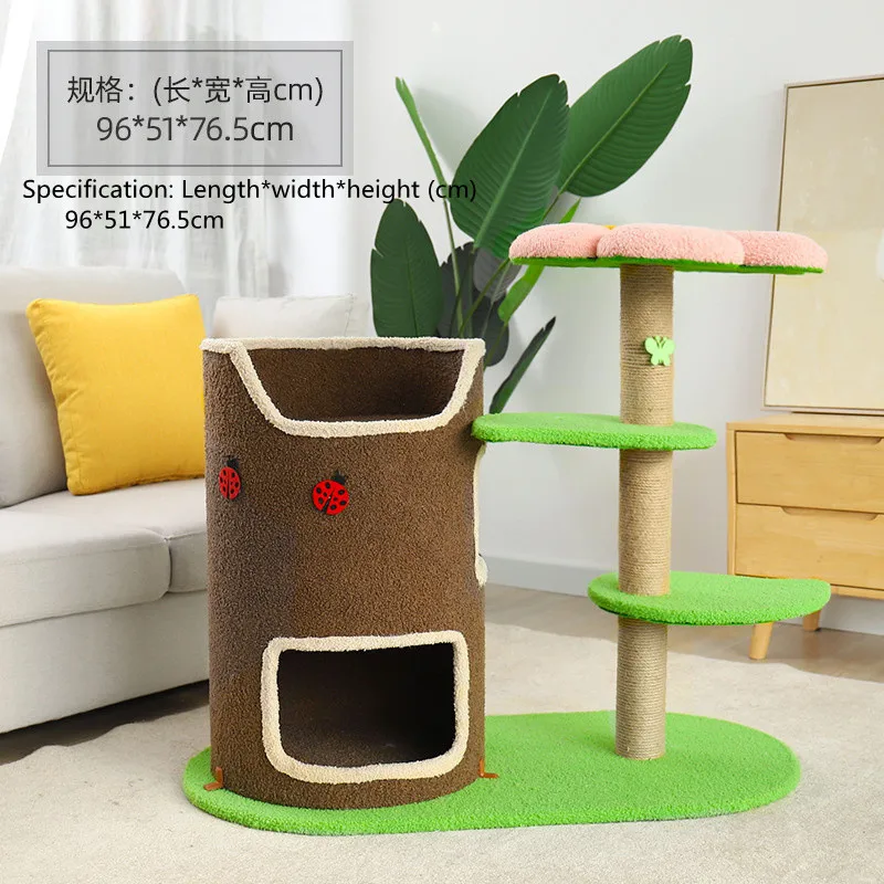 

Pet Cat Climbing Frame Small Sisal Cat Litter Cat Scratching Post Large Cat Tree Toy Cat Shelf Tongtian Post