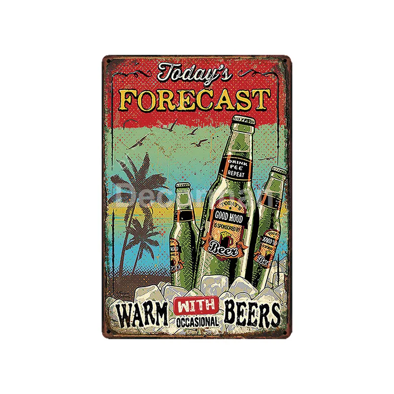 [DecorMan] мужская пещера GUY Free Beers World жестяная вывеска на заказ оптовая продажа