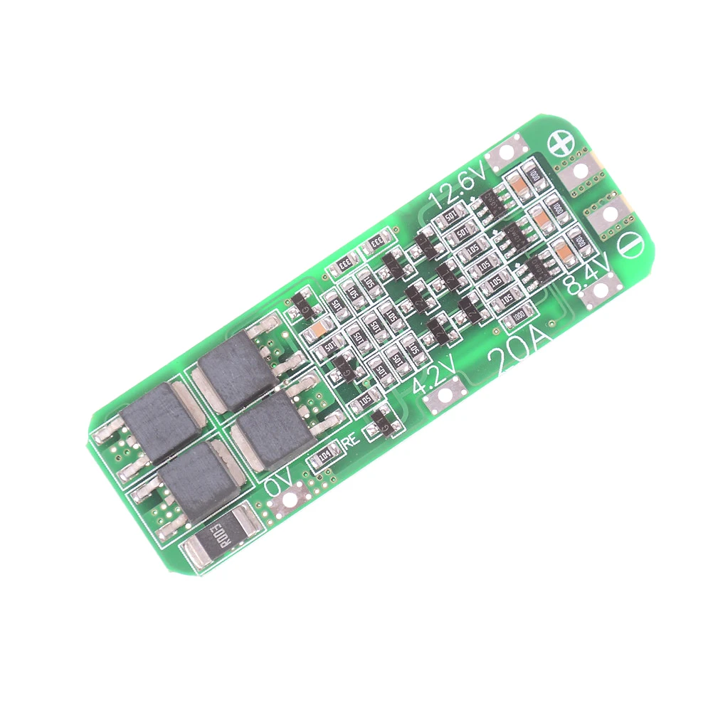 

1 PCS PCB Protection Board Electronic Module 3 String 12.6V 20A 18650 Lithium Battery Protection Board 59*20*3.4mm