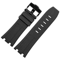 silicone watch strap 28mm suitable for ap royal oak offshore 15400 15703