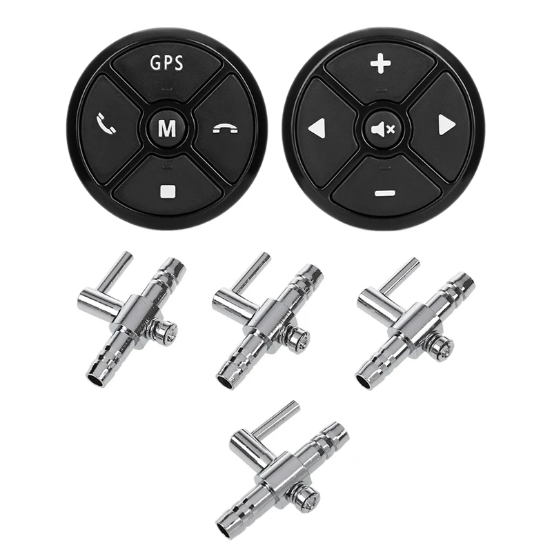 Топ! 1 комплект Автомобильный руль управления ler 4Key беспроводной DVD GPS Руль Радио