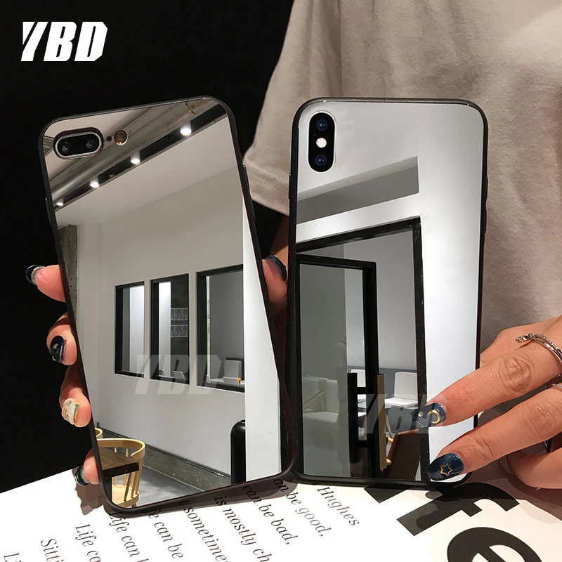

YBD Hard Mirror Case for Huawei P20 Lite P30 P10 lite P Smart 2019 P40 Nova 7i Case for Huawei Mate 10 20 Lite Cover Funda Coque