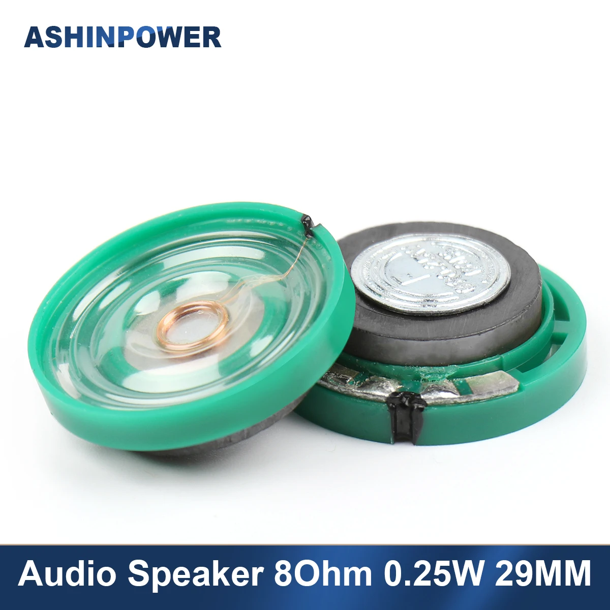 

Ashinpower 2 шт. аудио динамик 8Ohm 0,25 Вт 29 мм HiFi мультимедиа водонепроницаемый ультра-тонкий пластиковый корпус для плюшевых игрушек Мини-монитор