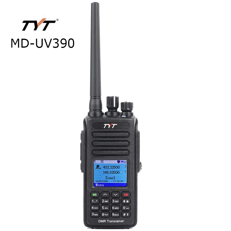 TYT DMR Digital Walkie Talkie MD-UV390 IP67 Waterproof Dual Band UV transceiver GPS Optional Upgrde of MD-390 with Free USB cabl enlarge