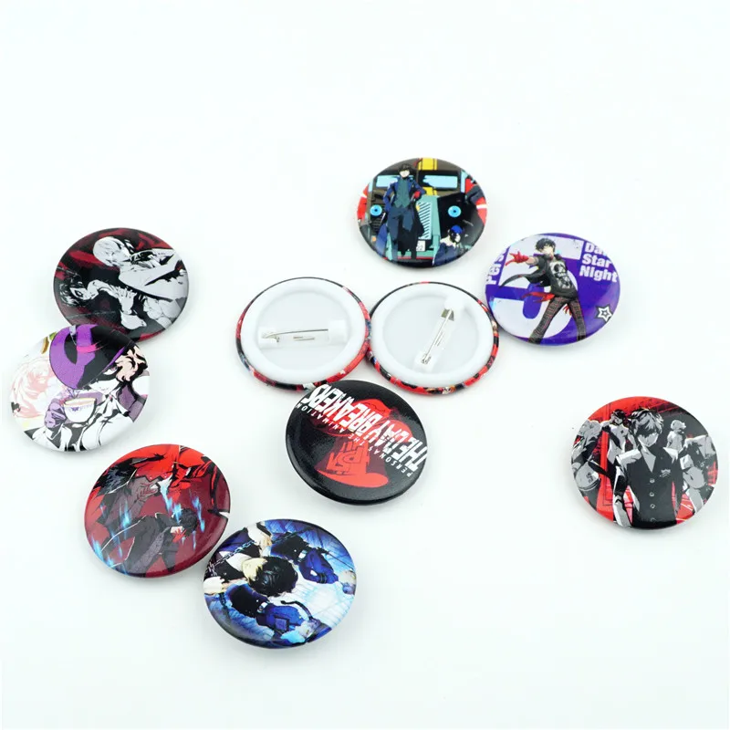 10 шт./компл. японское аниме P 5 фигурные булавки броши значки нагрудное украшение