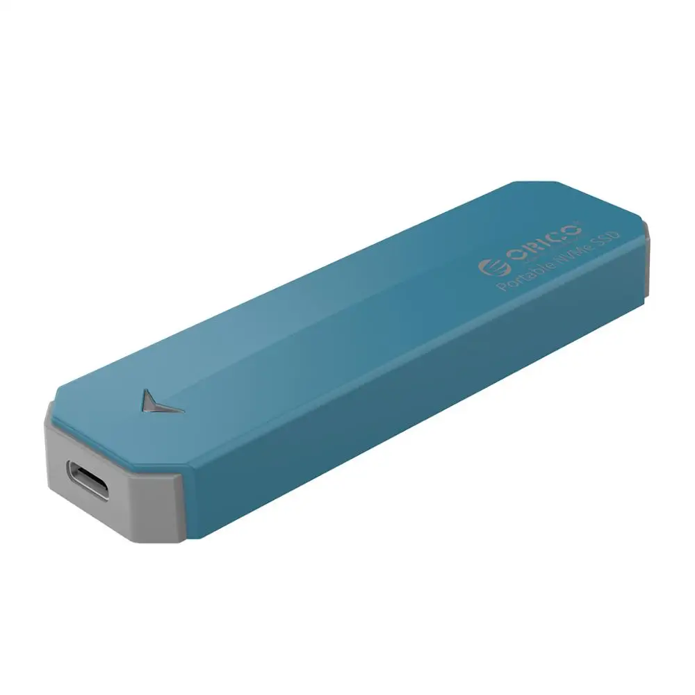 Blue Внешний жесткий диск ORICO M2 NVME 1 ТБ SSD 128GB 256GB 512GB M.2 NVME SSD Портативный твердотельный накопитель с USB 3,1 типа C - Color: Blue