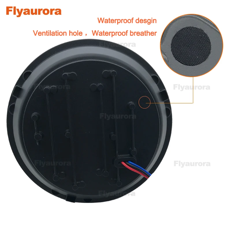 Flyaurora продвижение 7 дюймов 60 Вт мотоциклетный проектор DRL светодиодная лампа HI/LO