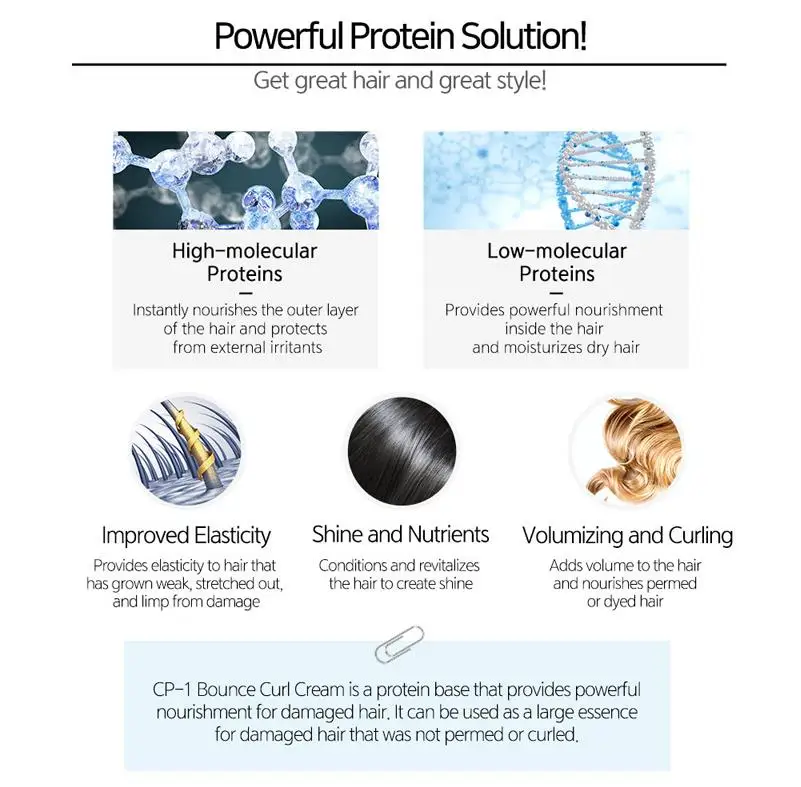 Крем для завивки волос с эффектом отскакивания 150 мл гель-крем самостоятельного