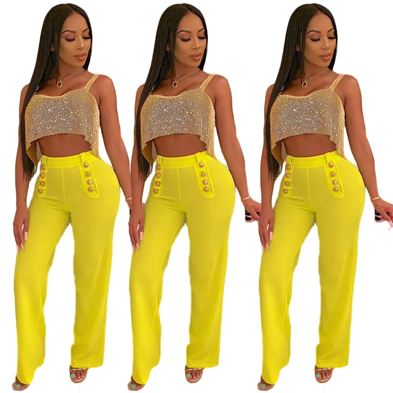 Зимние женские брюки со средней талией однотонные свободные широкие винтажные