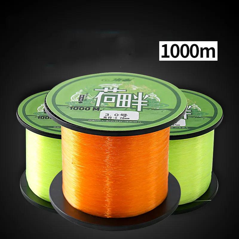 1000 м фторуглеродная рыболовная леска Моноволокно из углеродного волокна