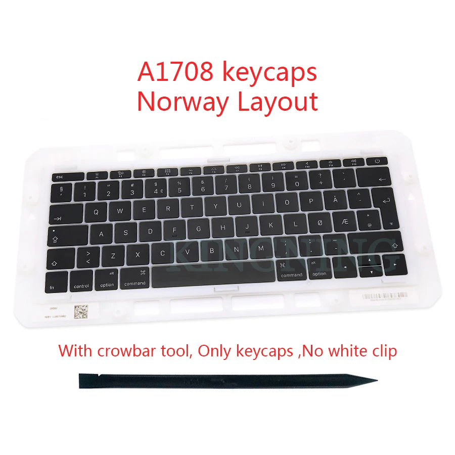 Оригинальная новая норвежская Клавиатура A1708 клавишная крышка для Macbook Pro Retina 13