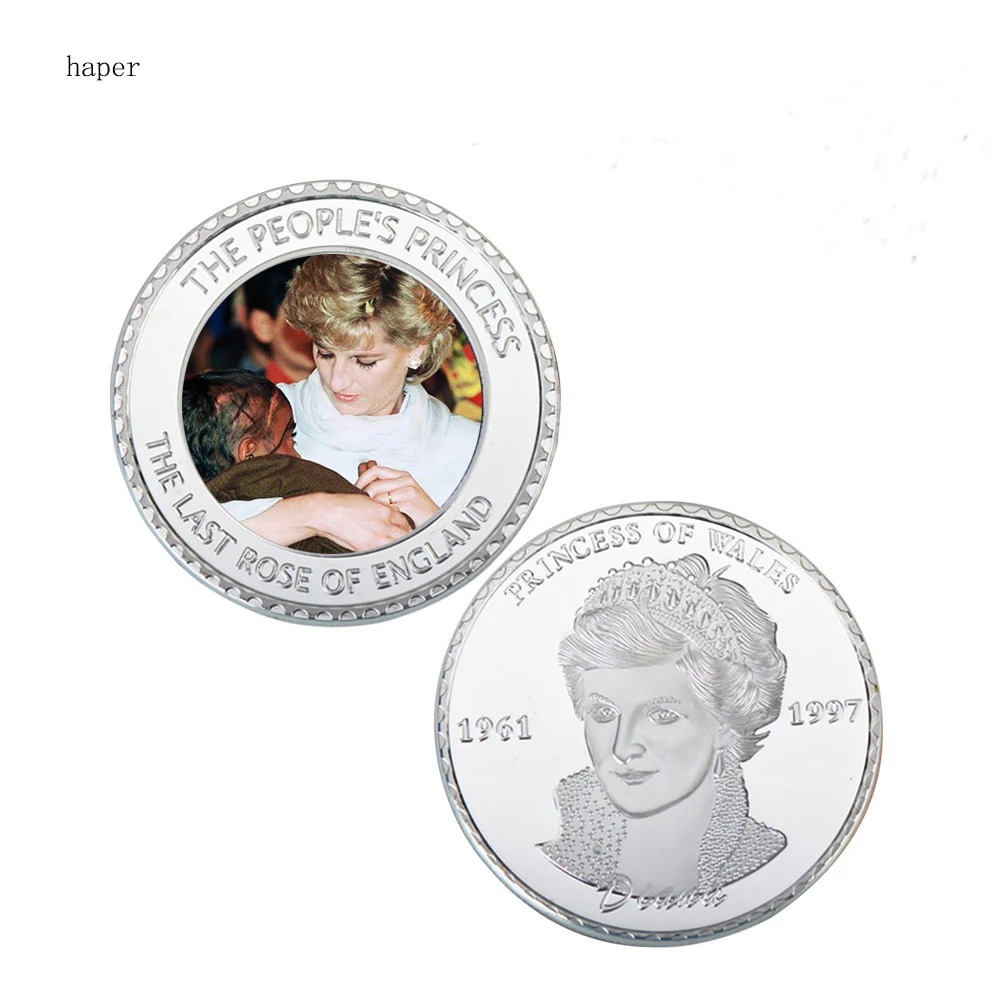 8 шт./лот монета принцессы Уэльса памятная Принцесса Диана Посеребренная