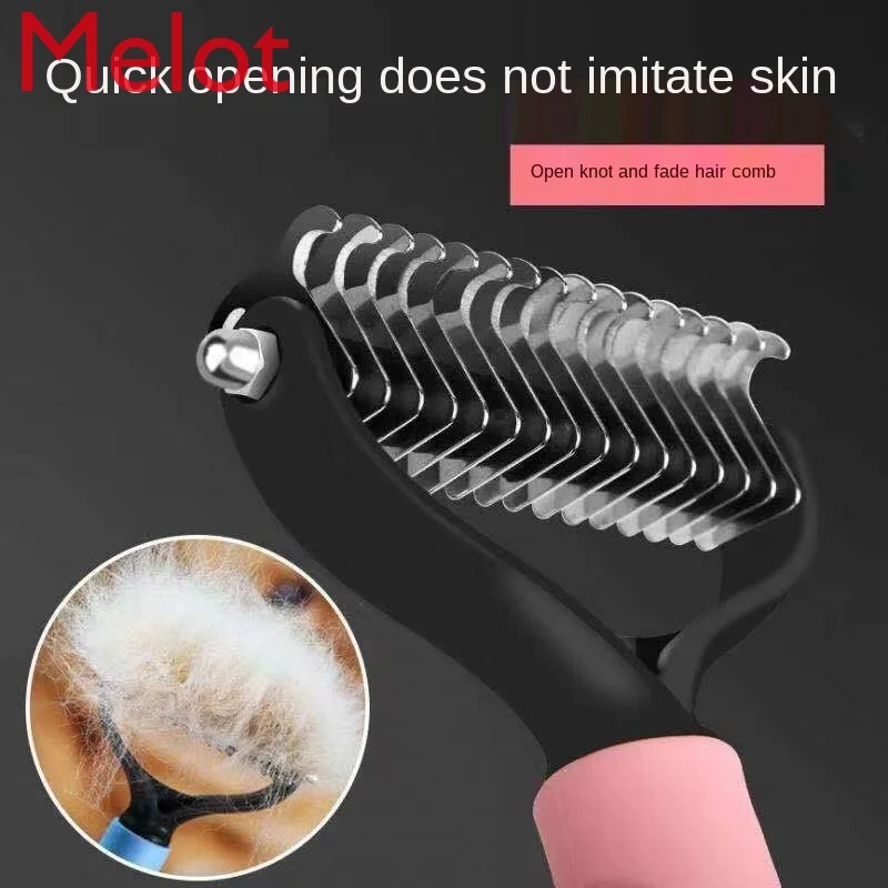 

Luxury Dog Large, Medium and Small Dogs Long Thick Floating Hair Household Modern Hair Removal Cat Needle Comb Pet Supplies