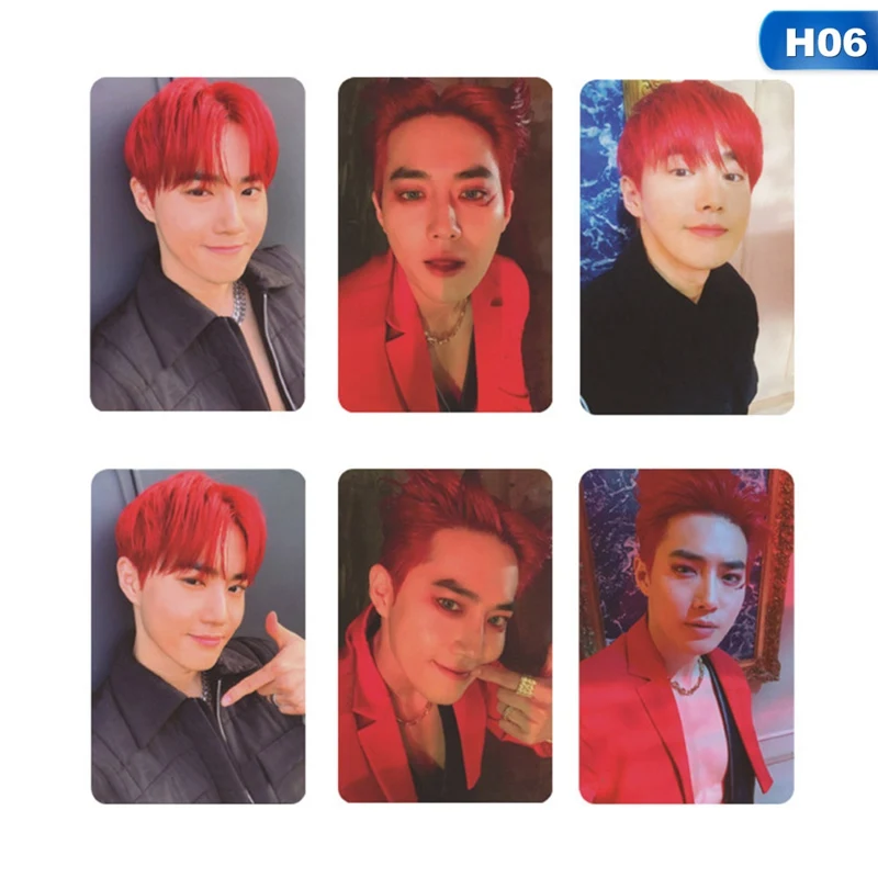 Альбом KPOP EXO Universe The War Collection HD 6 шт./компл. фотокарточки из ПВХ самодельные ломо