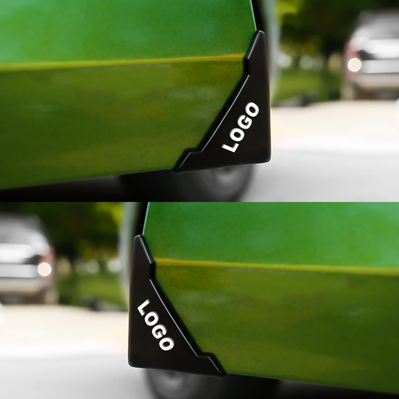 

Silicone Car Door Corner Cover Bumper Crash Scratch Protector Anti-Scratch Crash Protection Auto Care 2 Piece For Hyundai BMW VW