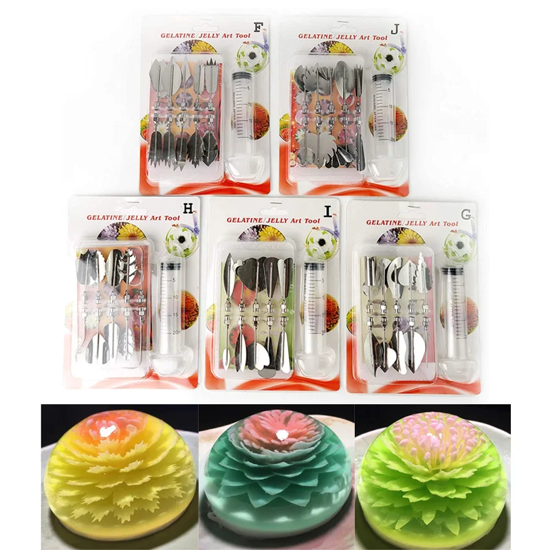 3D желатиновые желейные художественные инструменты Кондитерские форсунки из