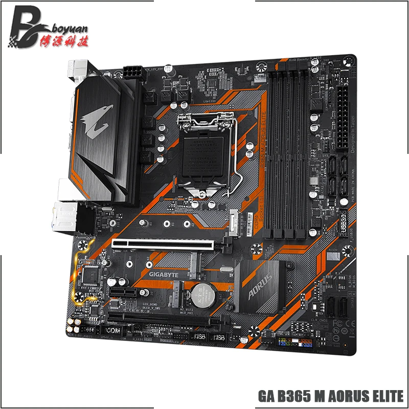 Процессор Intel Core i5 9400F + GIGABYTE GA B365M AORUS ELITE материнская плата подходит для ЦП LGA 1151
