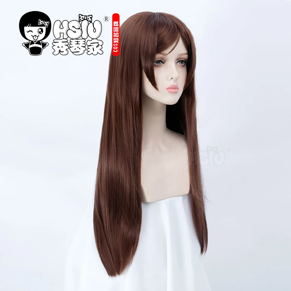 Парик для косплея HSIU из аниме KamisamaLove Kiss Momozono Nanami коричневый длинный прямой