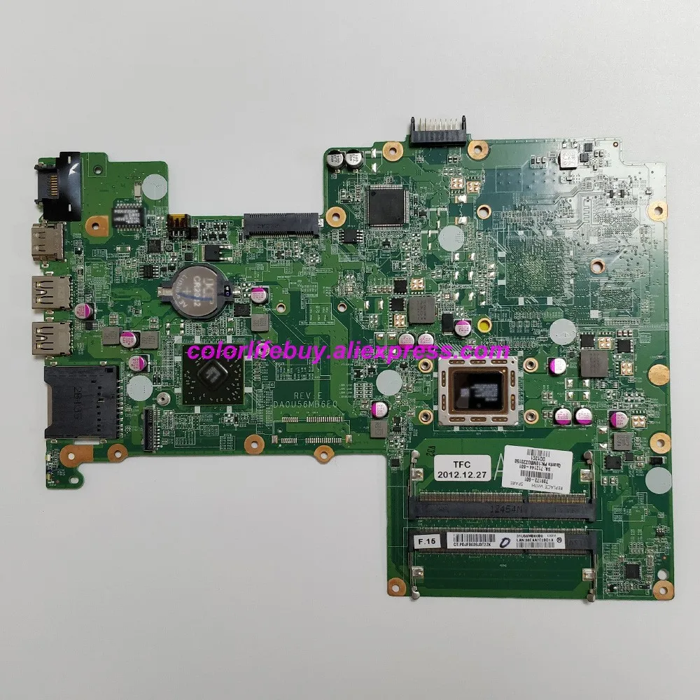 Genuine 709173-501 709173-601 709173-001 DA0U56MB6E0 A4-4355M A70M Laptop Motherboard for HP 15 15-B Series 15Z-B000 Notebook PC